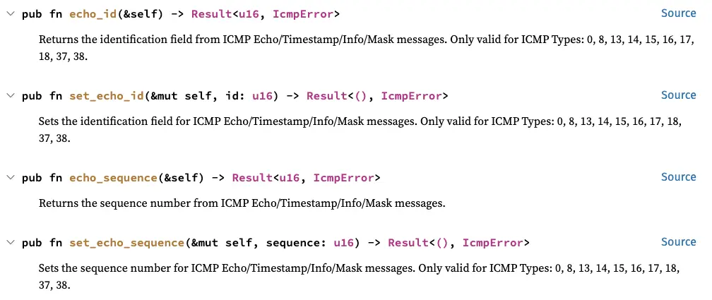 icmphdr documentation