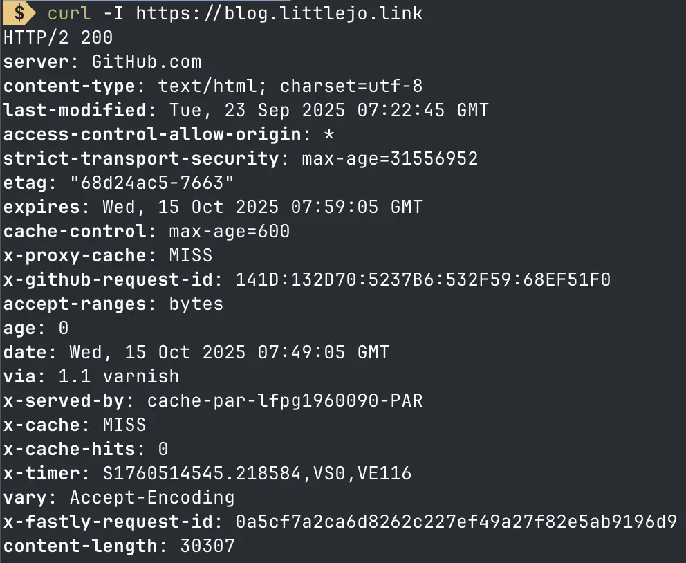 curl command to retrieve http headers