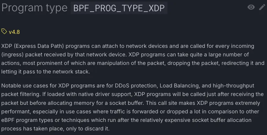 ebpf documentation